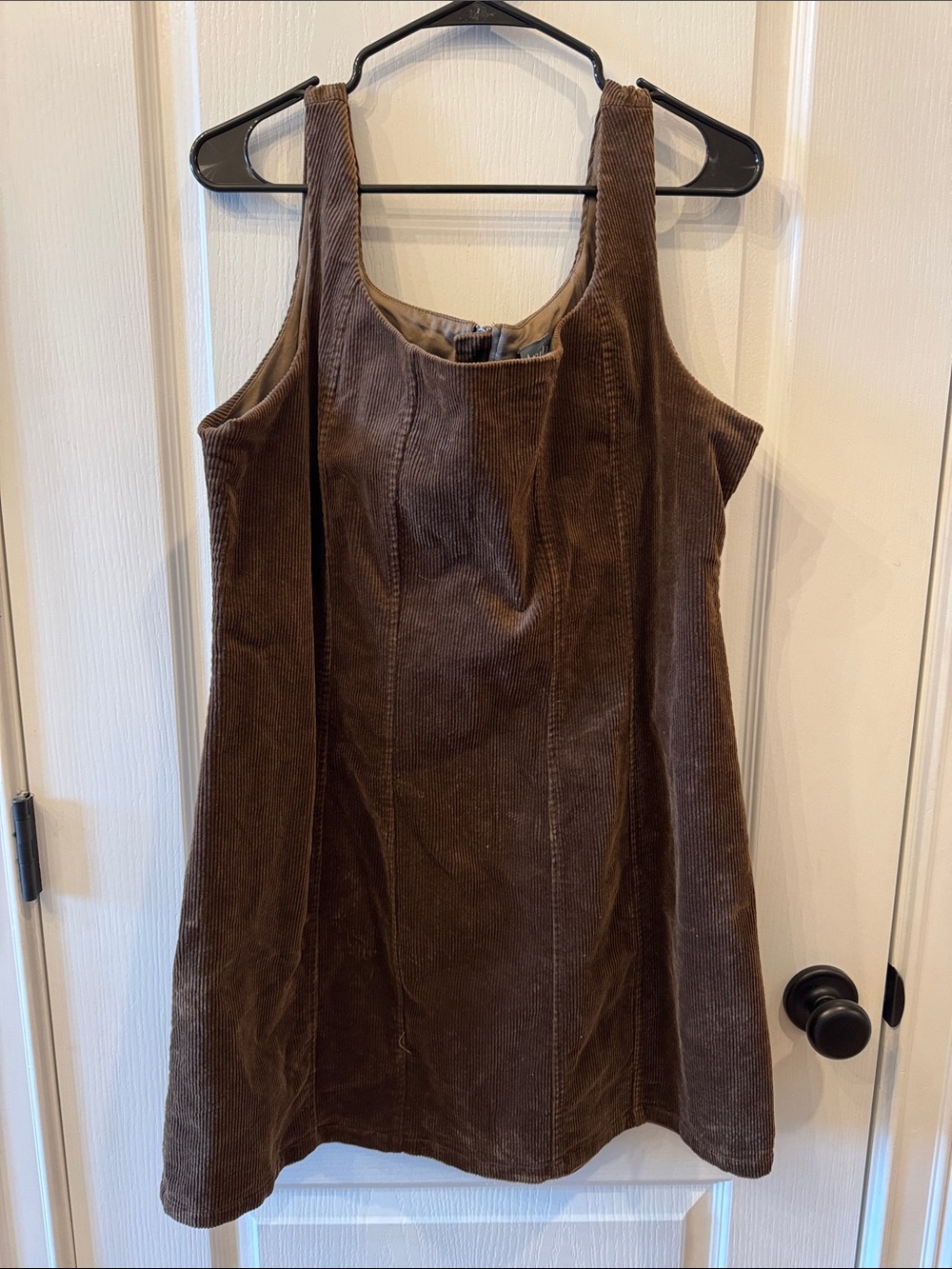 ARULA Brown Corduroy Mini Dress